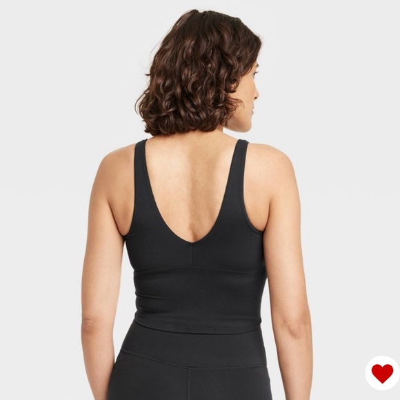 All In Motion L flex light support v-neck cropped sports bra - Picture 2 of 5